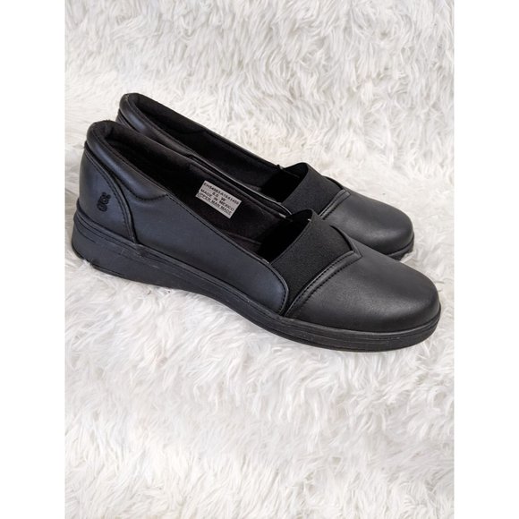 Women's Grasshoppers Shoes Black Slip-Ons Size 8